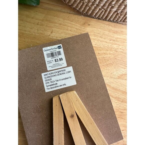 Christmas Tree Shops deer trees painting on easel - Picture 9 of 10